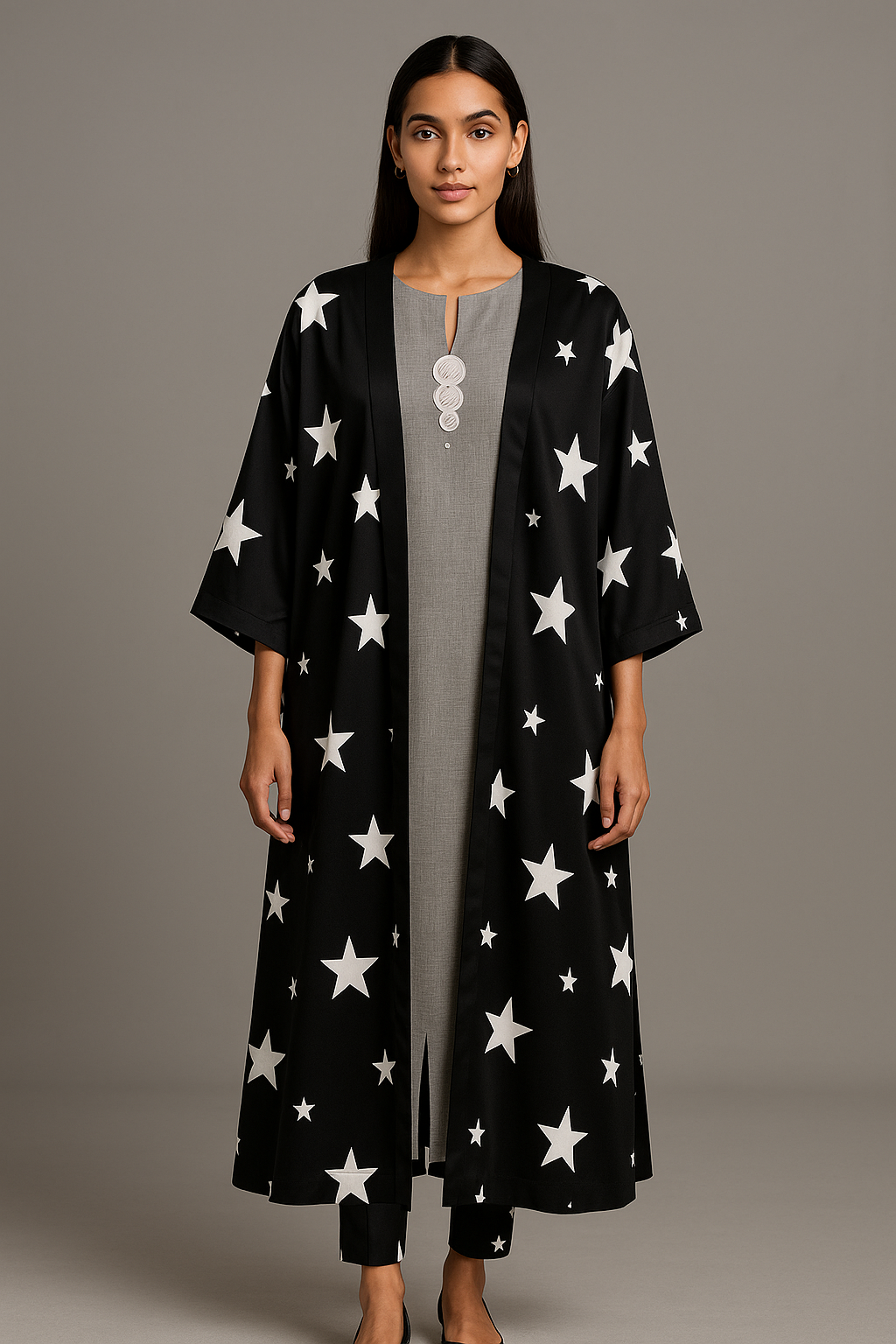 Kimono artisanal – Nuit étoilée – Image 2
