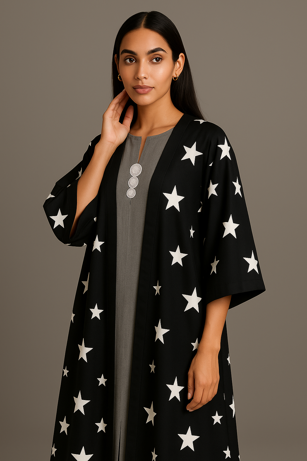 Kimono artisanal – Nuit étoilée